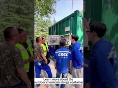 ¿Busca soluciones profesionales para el almacenamiento de productos químicos en exteriores?