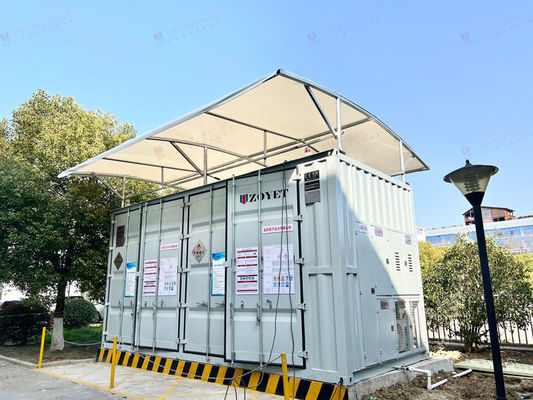 Energía de contenedores de energía solar sostenible