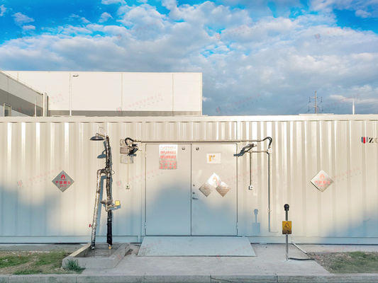 Contenedor de energía solar de alto cubo Contenedor de puertas laterales