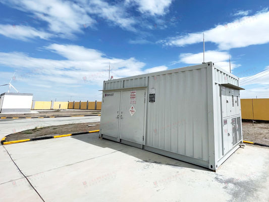 Contenedor de carga de batería para exteriores personalizado con material ignífugo de alta resistencia y sistema de control de temperatura inteligente