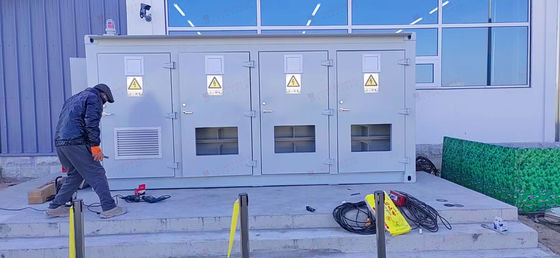 Contenedor de almacenamiento de baterías a prueba de fuego personalizado con sistema de almacenamiento de energía controlado por el clima