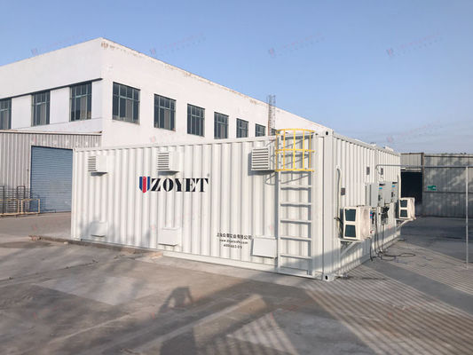 Contenedor de carga de baterías para exteriores de alta resistencia de 20 pies con sala de pruebas de baterías de iones de litio integrada para baterías de gran capacidad