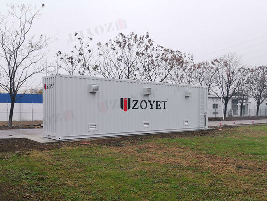 Contenedor de almacenamiento de cilindros de gas a prueba de explosiones para exteriores de alta resistencia con monitoreo remoto para sitios de construcción