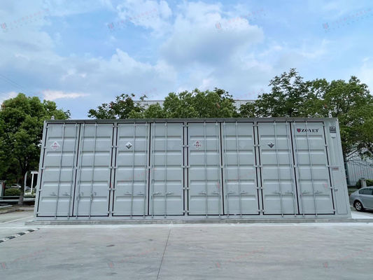 Puertas personalizadas Tipo de contenedor de centro de datos extraíble Acero corten