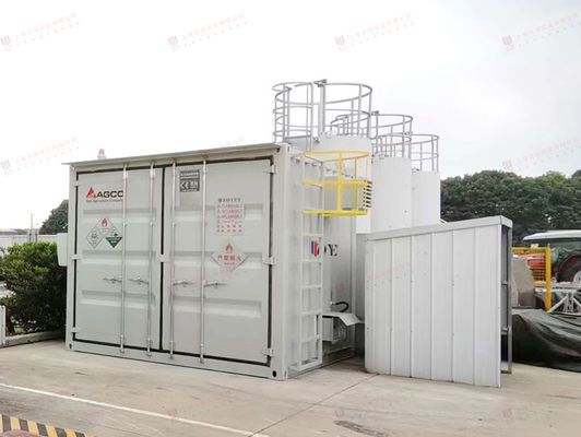 Contenedor de refugio personalizado en Q235B / SPHC con puertas y accesorios a medida