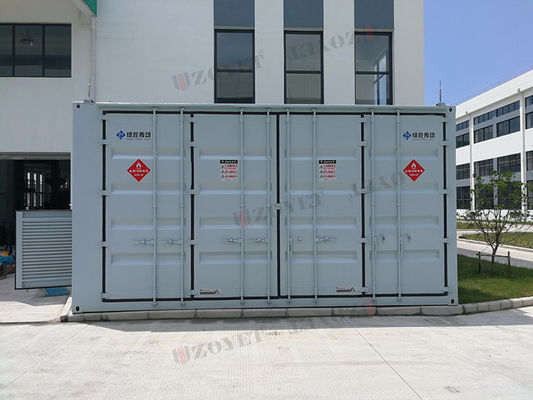 Contenedor de almacenamiento de productos químicos inflamables al aire libre para laboratorio