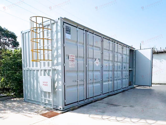 Contenedor de almacenamiento de betún caliente ISO Standard de 20 pies con sistema de calefacción eléctrica